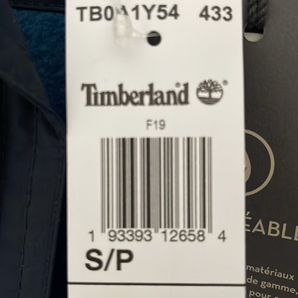 NWT. Timberland Waterproof Jacket Windbreaker - Picture 6 of 6